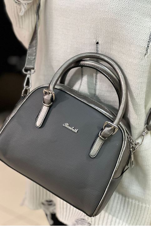 Tek Gözlü El ve Omuz Çanta-Platin