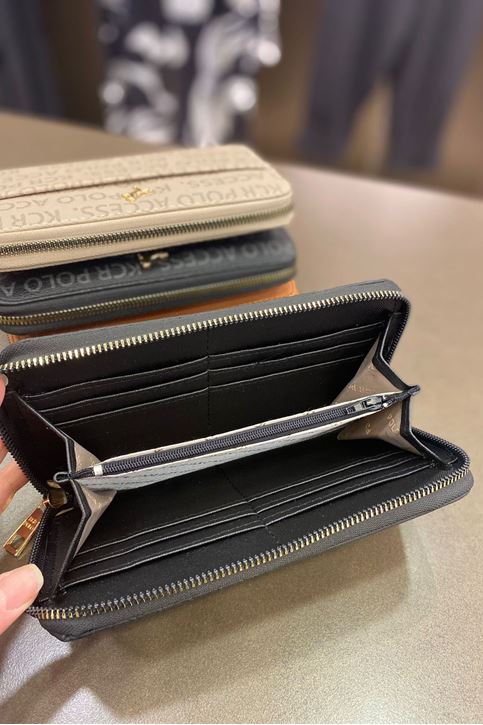 ÖNÜ CEPLİ CÜZDAN-Siyah