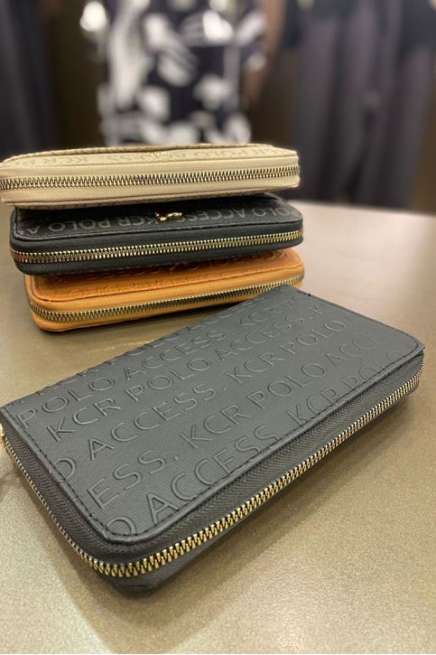 ÖNÜ CEPLİ CÜZDAN-Siyah