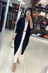 Uzun Salaş Düz Model Kimono-Siyah